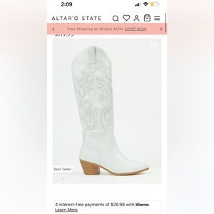 Brand new & never worn cowboy boots, size 9